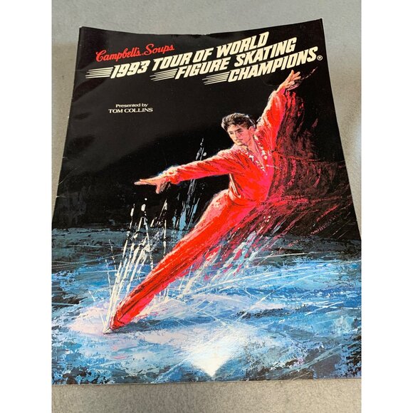 1993 Tour of World Figure Skating Champions Souvenir Book Program Campbells Soup - Picture 5 of 7